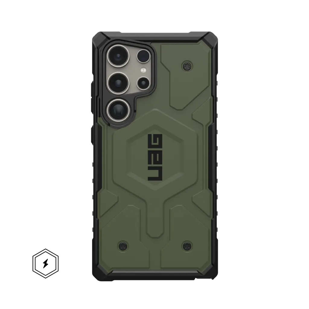 UAG Pathfinder Magsafe Rugged Case Samsung S24 Ultra 5G 6.8 - Olive - Mac Addict