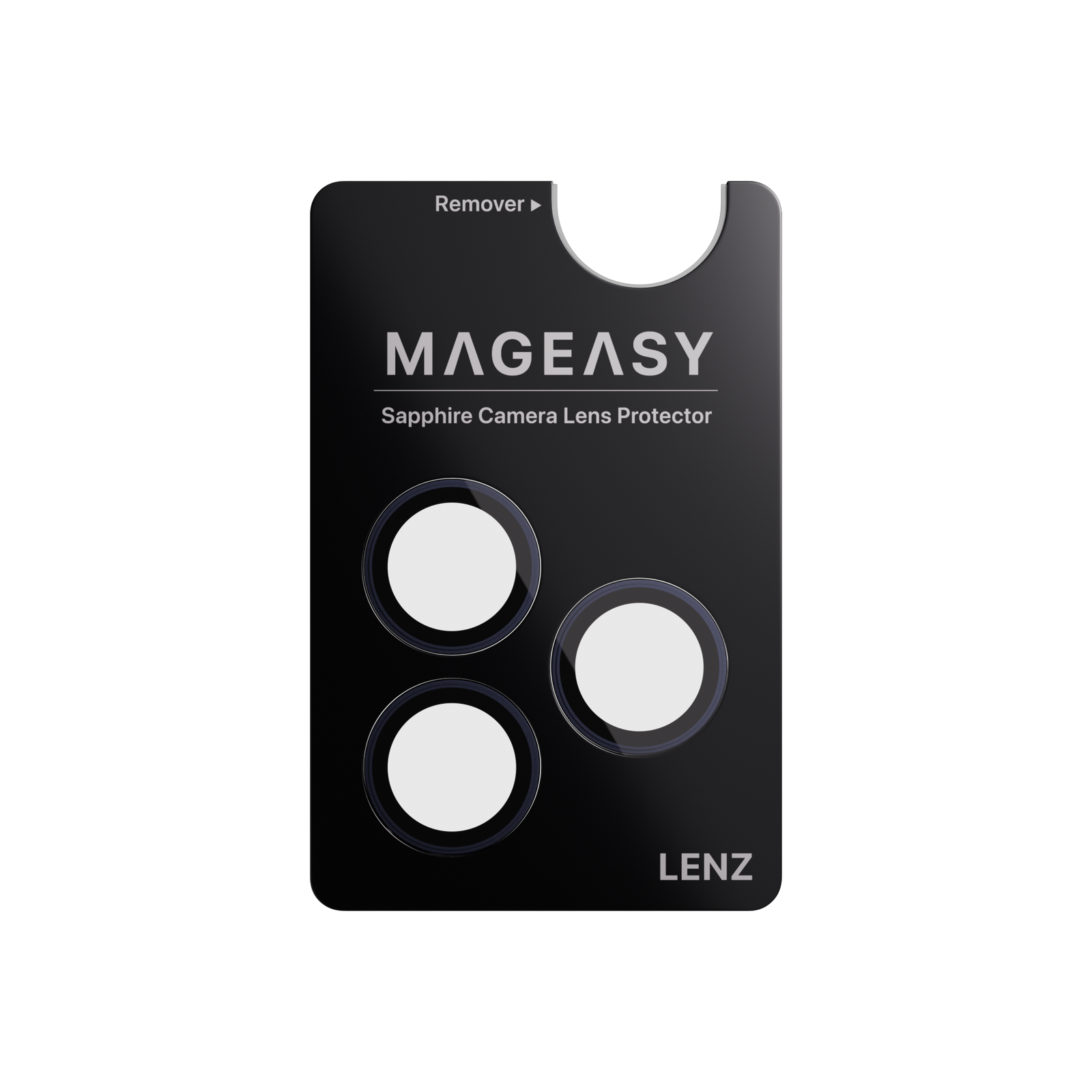 Mageasy Sapphire Camera Lens Protector for iPhone 17 Pro & 17 Pro Max - Midnight Blue - Mac Addict