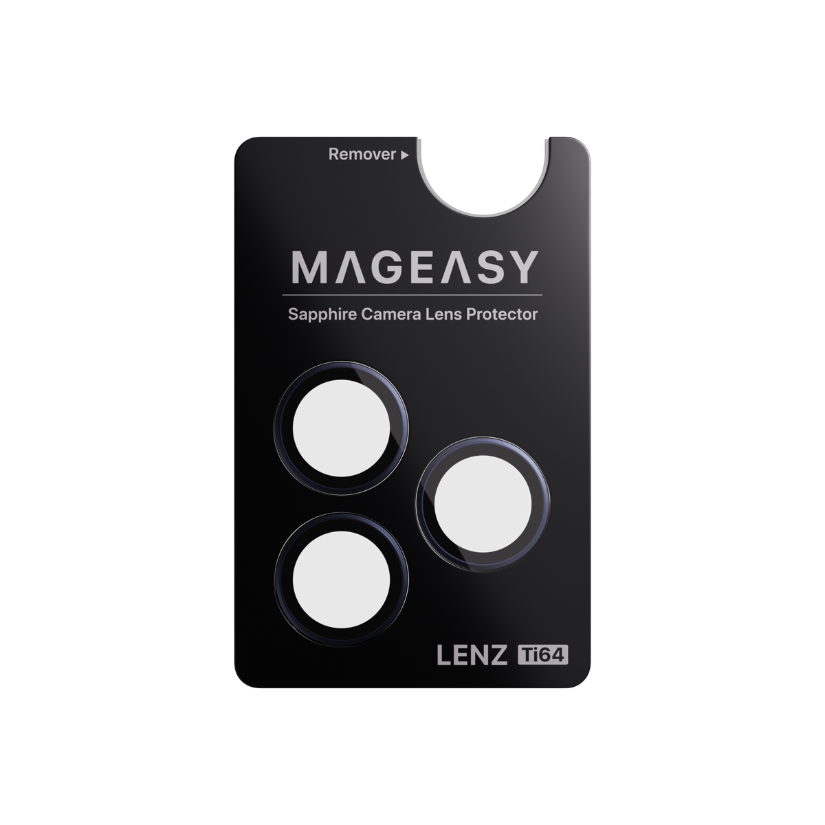 Mageasy Sapphire Camera Lens Protector for iPhone 17 Pro & 17 Pro Max - Titanium Midnight Blue - Mac Addict