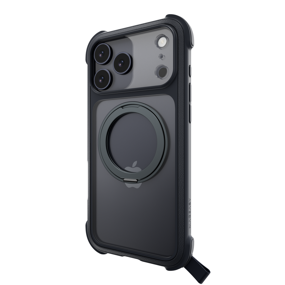 MagEasy Odyssey Stand M 360 Case for iPhone 17 Pro Max - Leatherette Midnight - Mac Addict