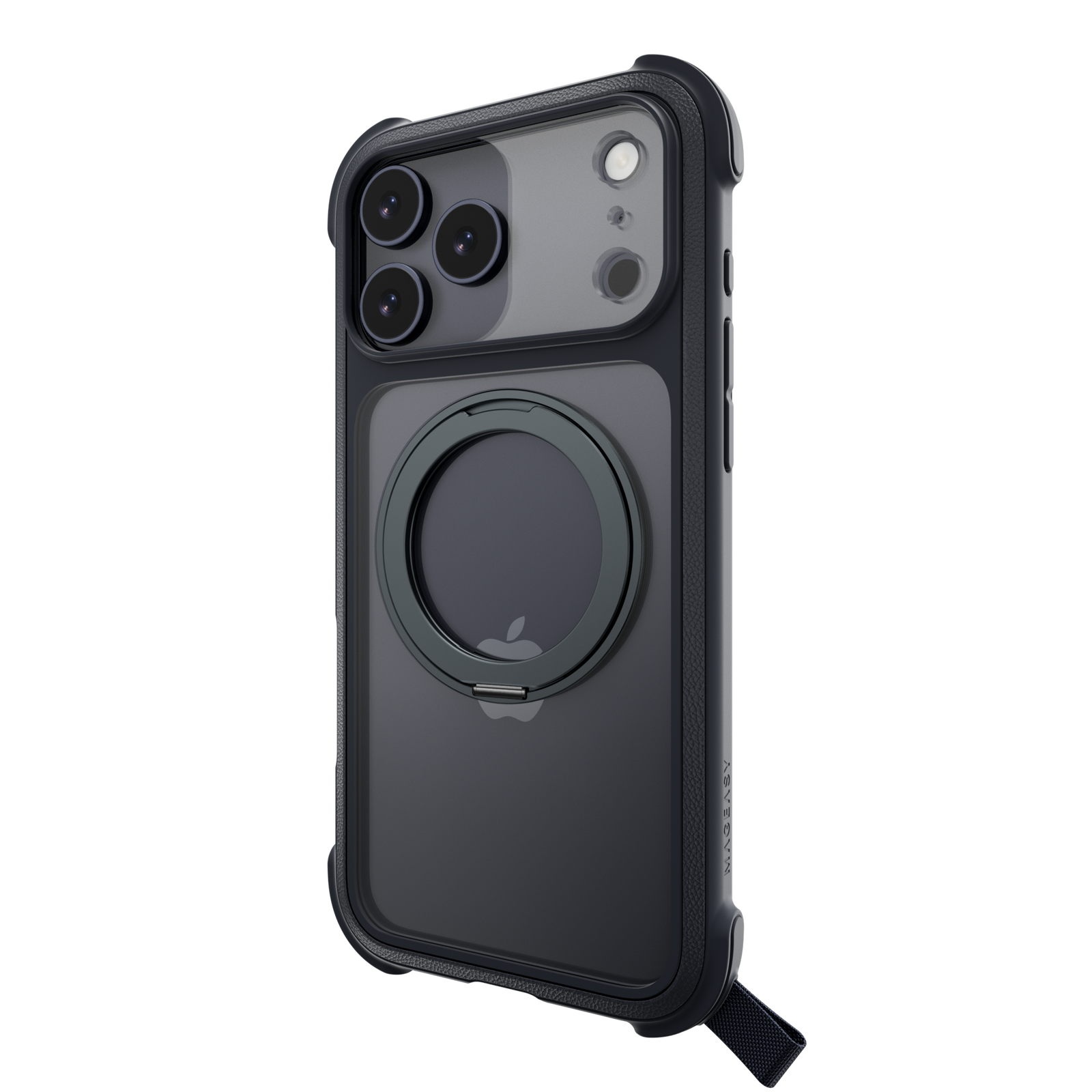 MagEasy Odyssey Stand M 360 Case for iPhone 17 Pro Max - Leatherette Midnight - Mac Addict