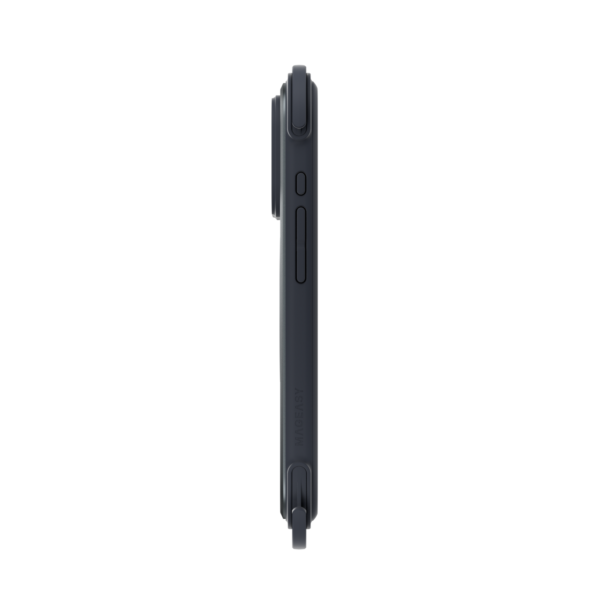 Mageasy Odyssey Ultra M 360 Tough Case & Stand & Lanyard for iPhone 17 Pro - Midnight Black - Mac Addict