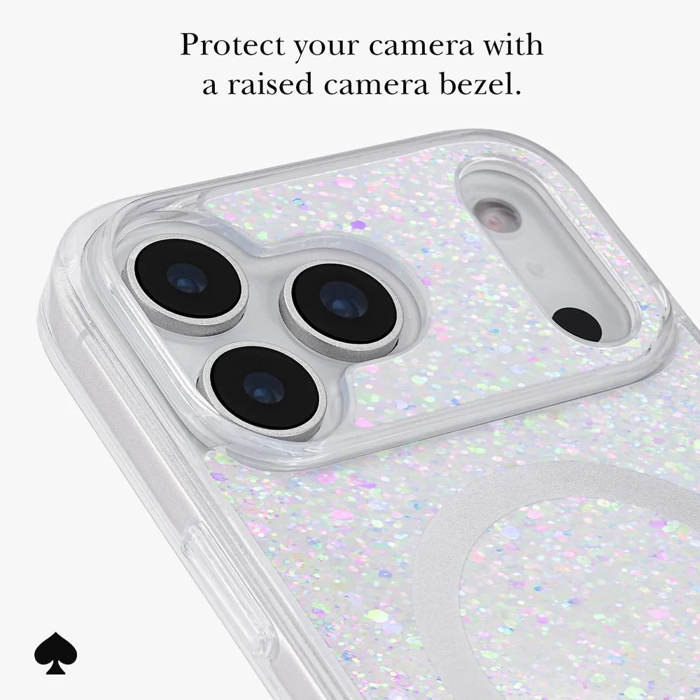 Chunky Glitter MagSafe Case for iPhone 18 Pro 6.3 in Glitter - Kate Spade