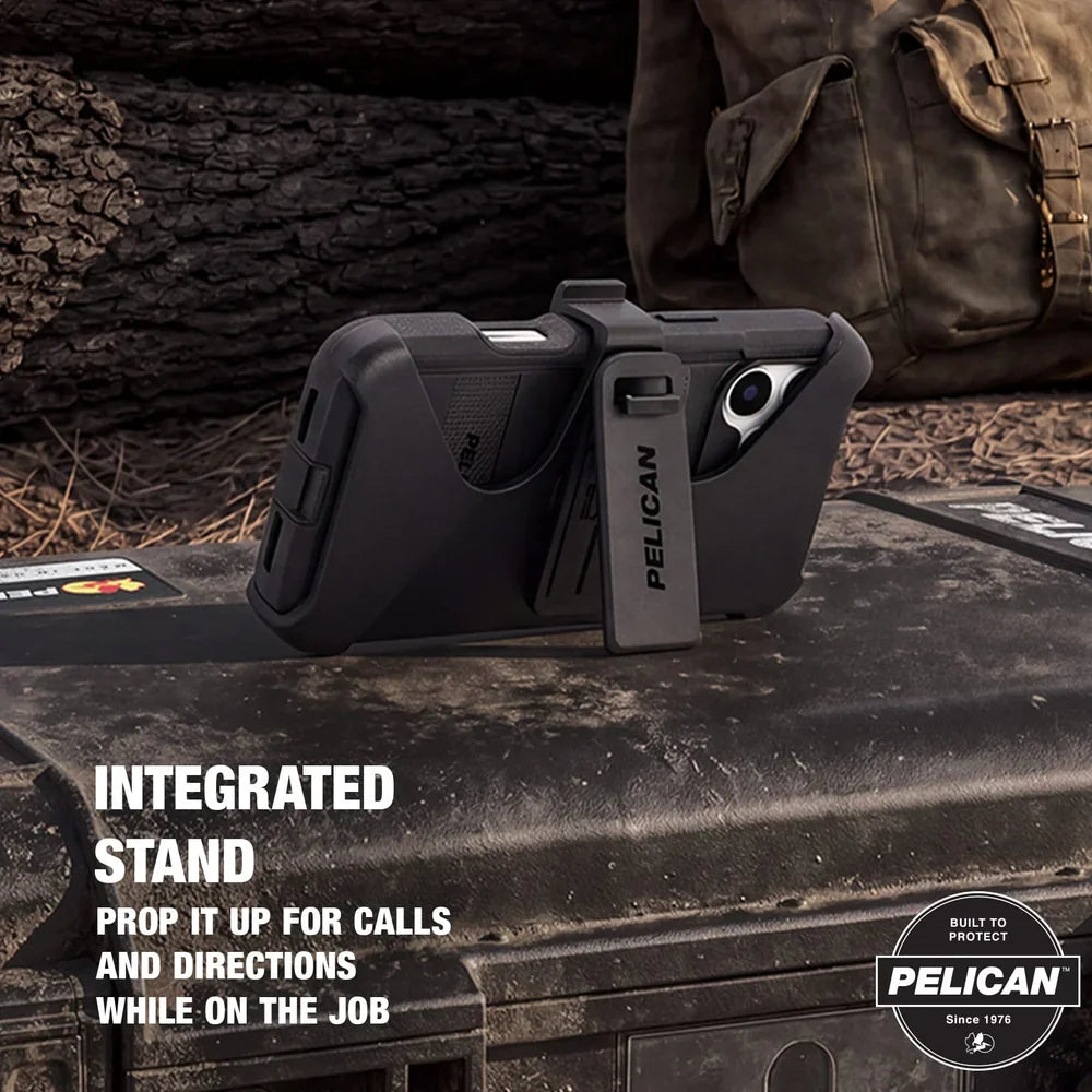 Voyager MagSafe Case with Holster for iPhone 18 Pro 6.3 in Black - Pelican