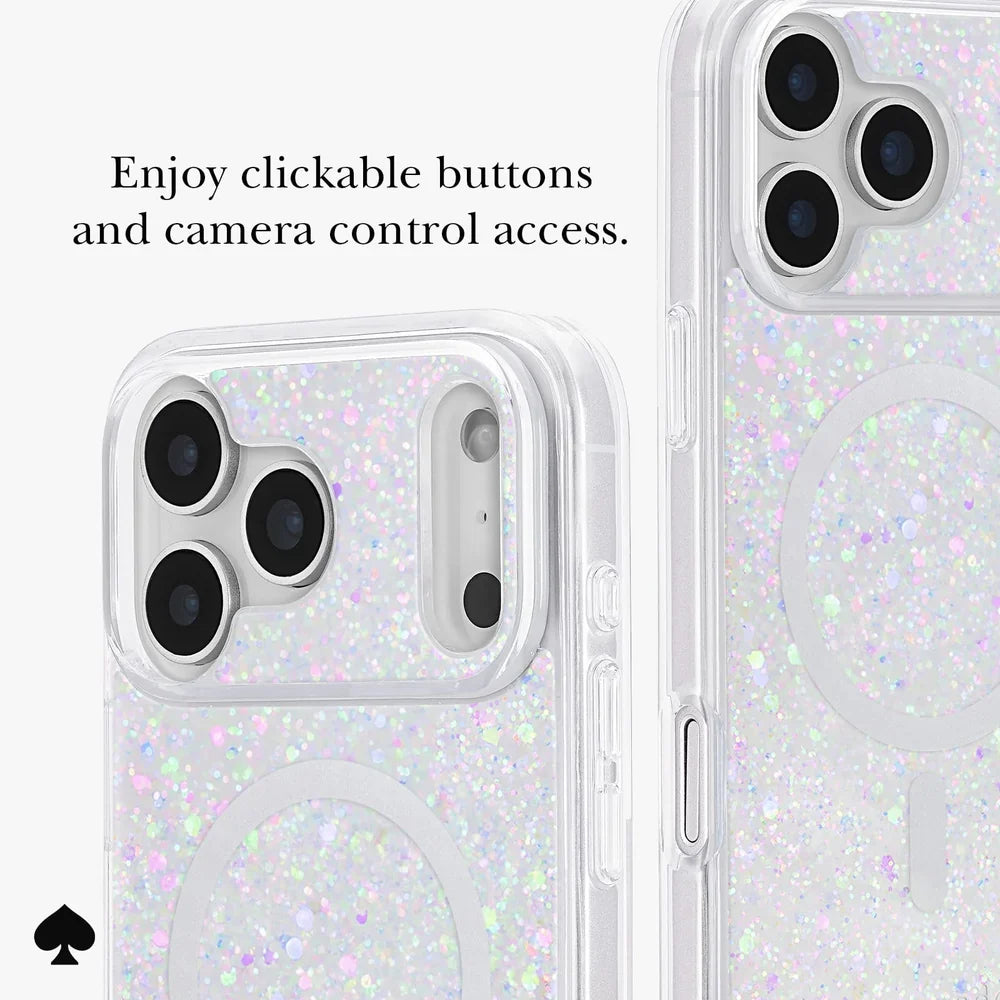 Chunky Glitter MagSafe Case for iPhone 18 Pro 6.3 in Glitter - Kate Spade