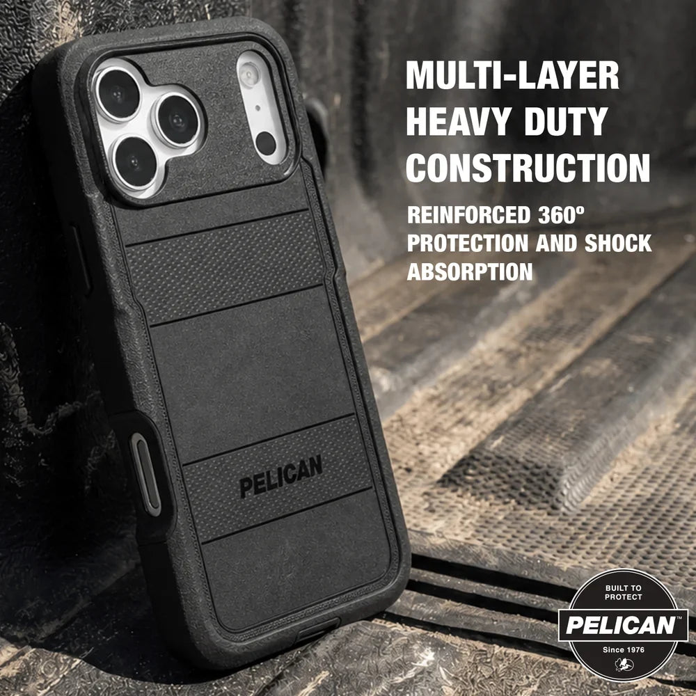 Voyager MagSafe Case with Holster for iPhone 18 Pro Max in Black - Pelican