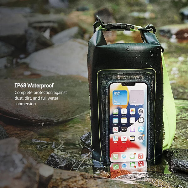 Pelican Marine Waterproof 2L Dry Bag - Black & Neon