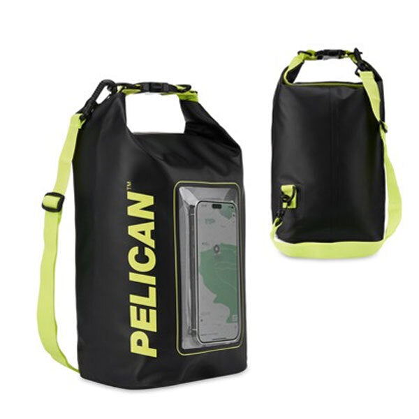 Pelican Marine Waterproof 5L Dry Bag - Black & Neon Yellow