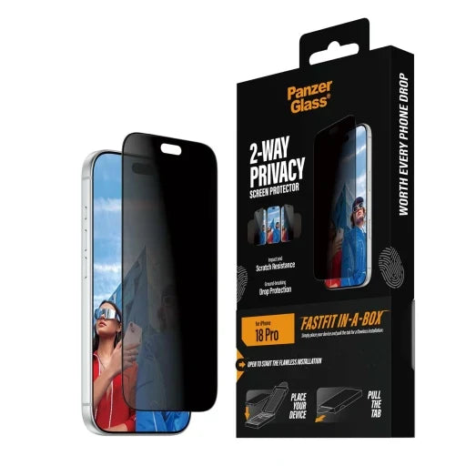 PanzerGlass 2-Way Privacy Screen Protector iPhone 18 Pro