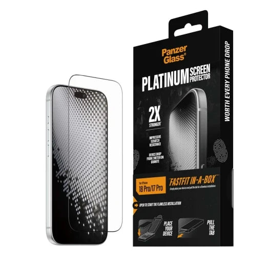 PanzerGlass Platinum Screen Protector iPhone 18 Pro &amp; 17 Pro