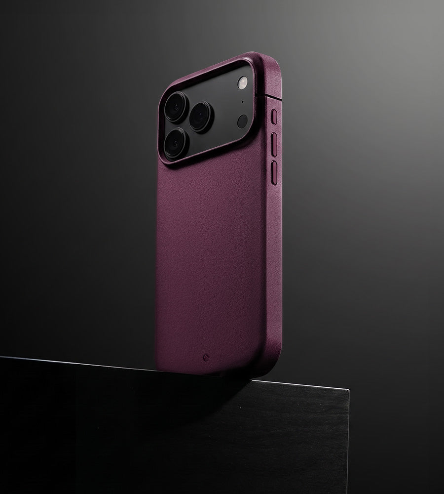 Sheath (OPEN) Case MagSafe iPhone 18 Pro Max 6.9 in Almandine - Caudabe