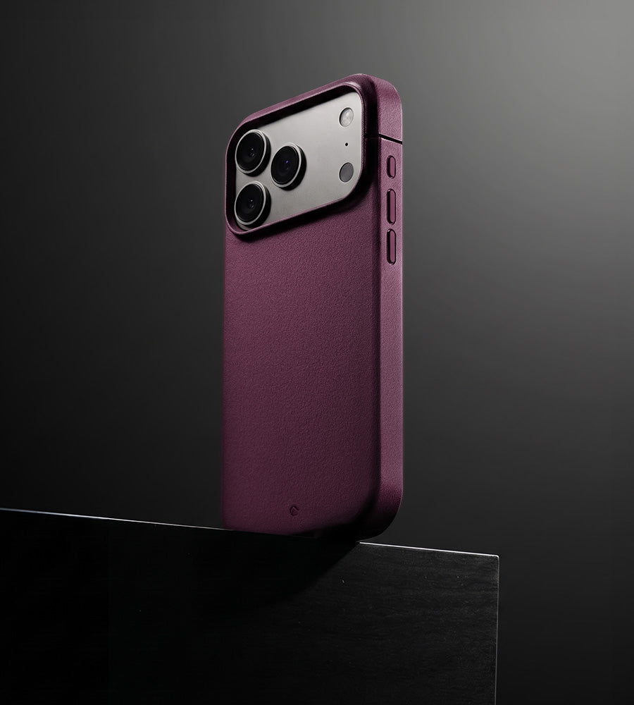 Sheath (OPEN) Case MagSafe iPhone 18 Pro Max 6.9 in Almandine - Caudabe