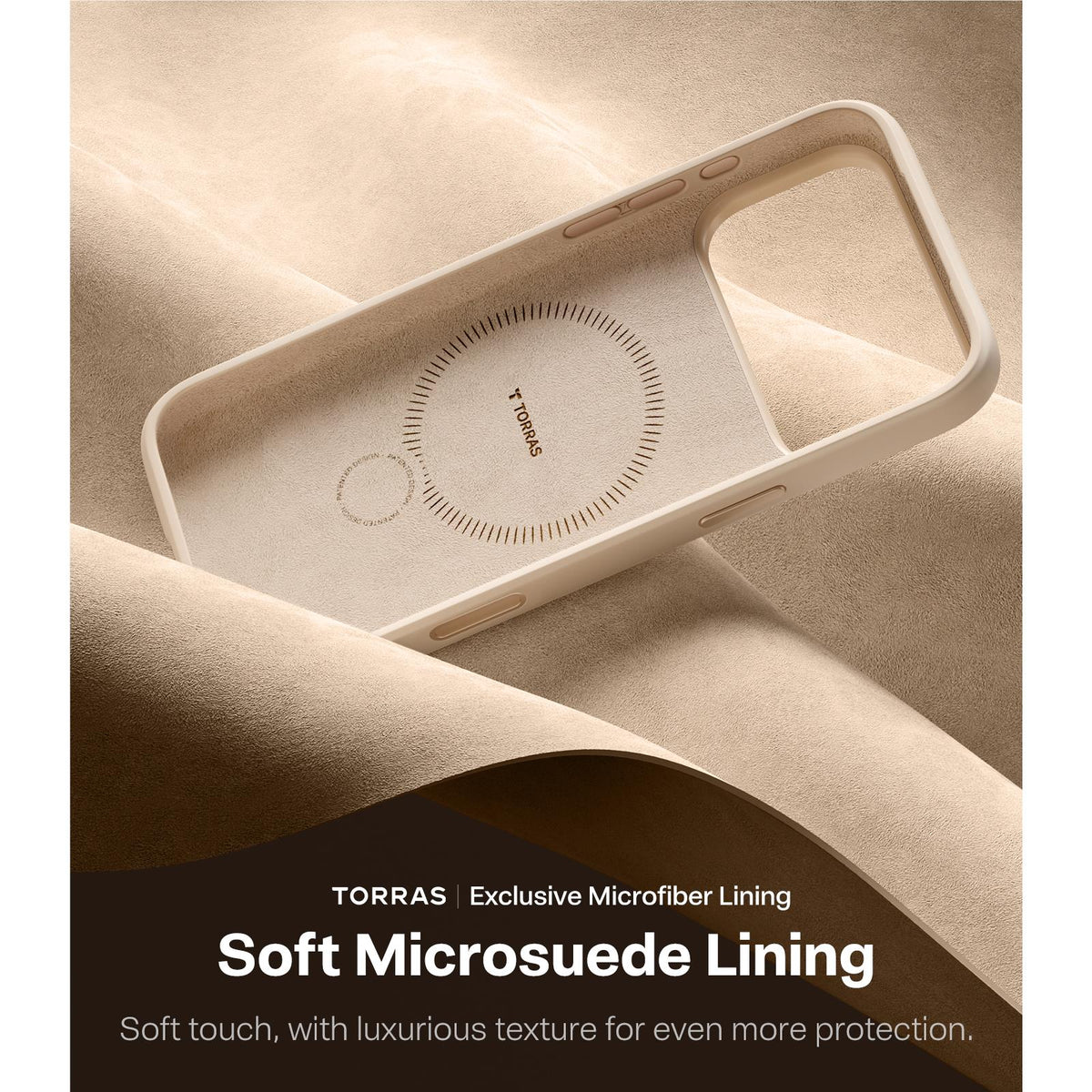 Torras Ostand Silicone MagSafe Case iPhone 17 Pro - Modern Brown - Mac Addict