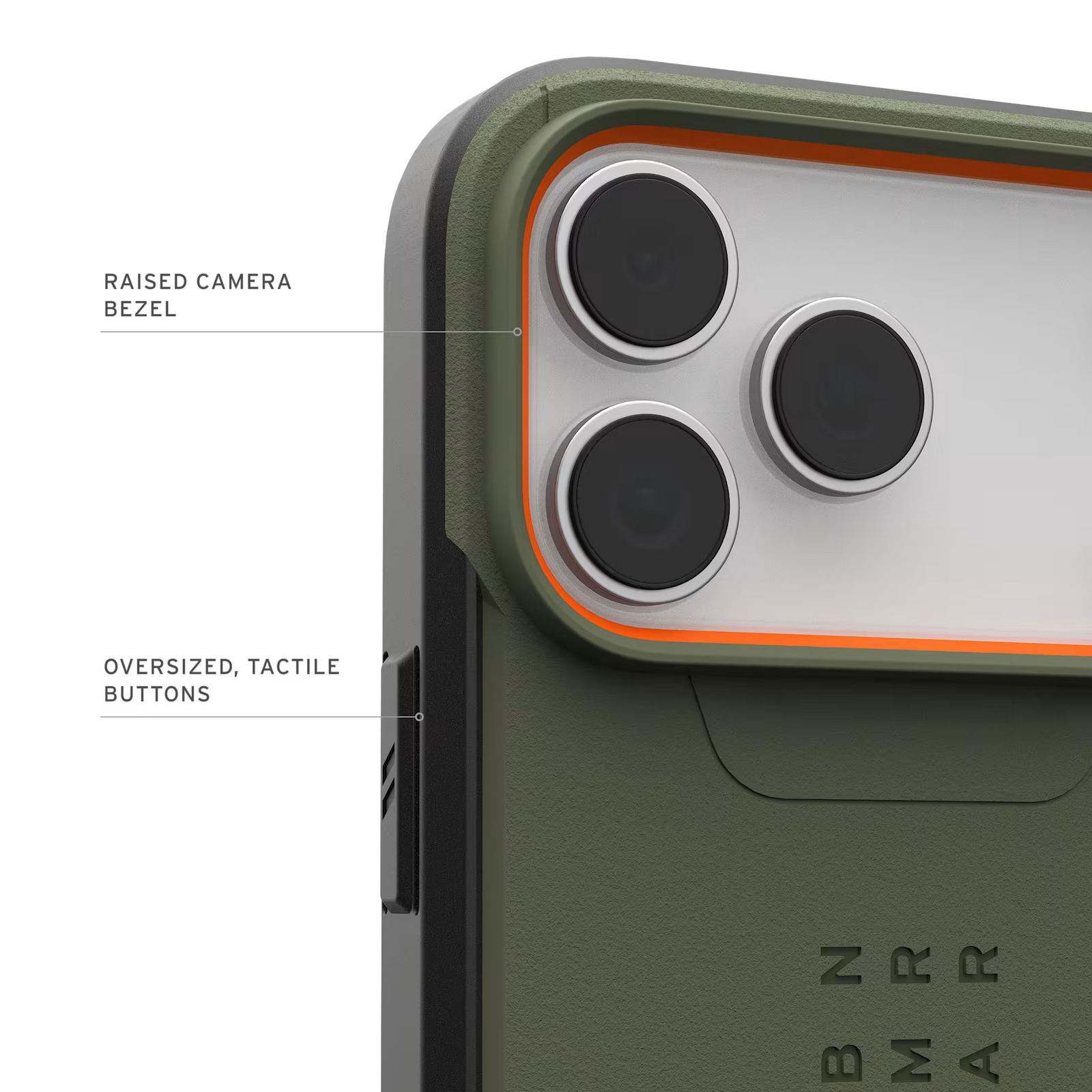 Civilian MagSafe Case for iPhone 18 Pro 6.3 in Olive/Orange - UAG