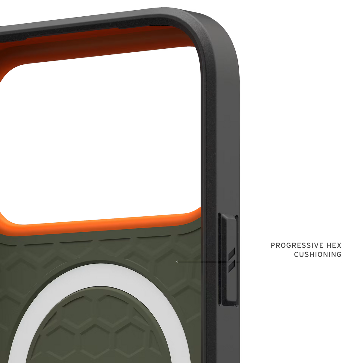 Civilian MagSafe Case for iPhone 18 Pro 6.3 in Olive/Orange - UAG