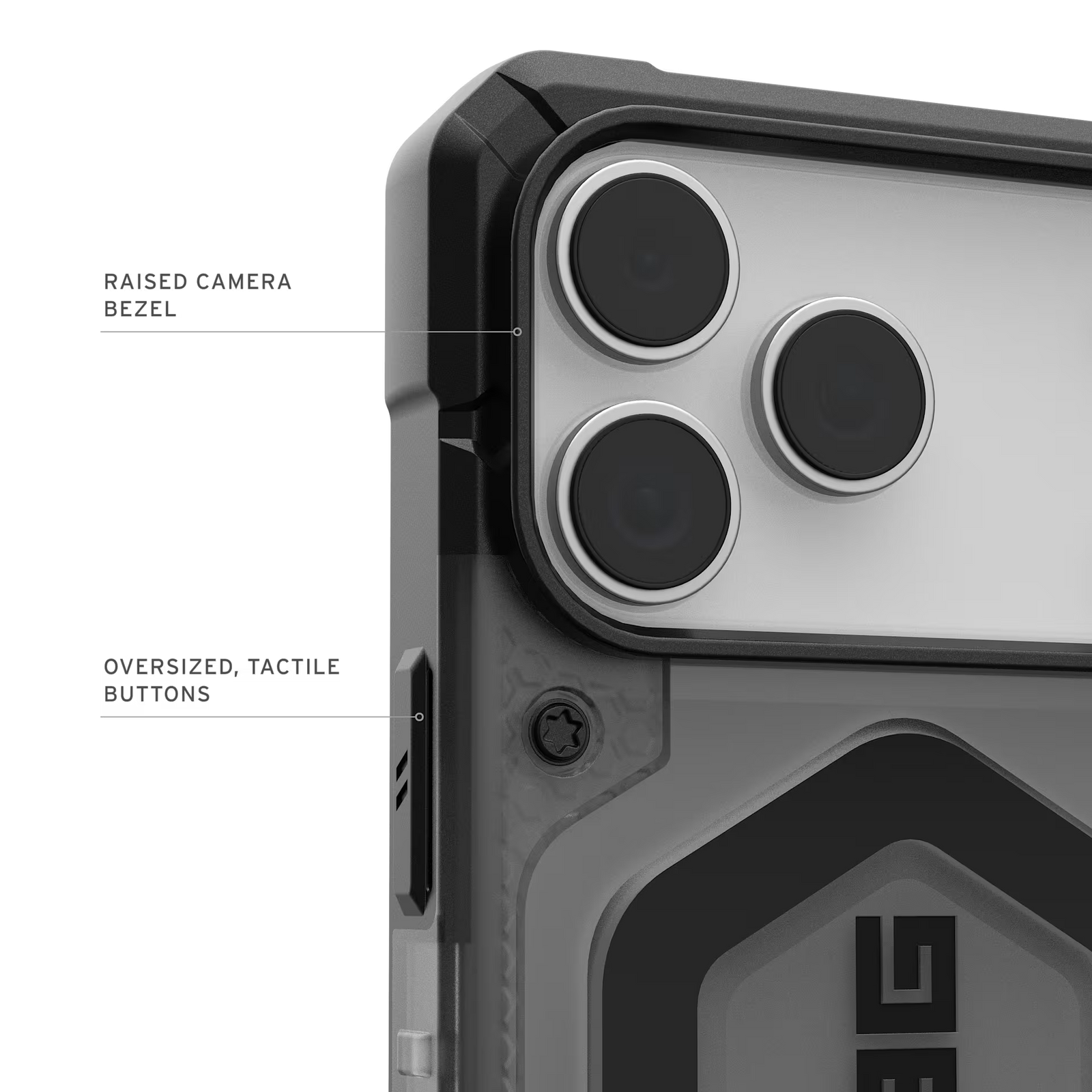Pathfinder Clr MagSafe Case for iPhone 18 Pro Max 6.9 in Ash/Black - UAG
