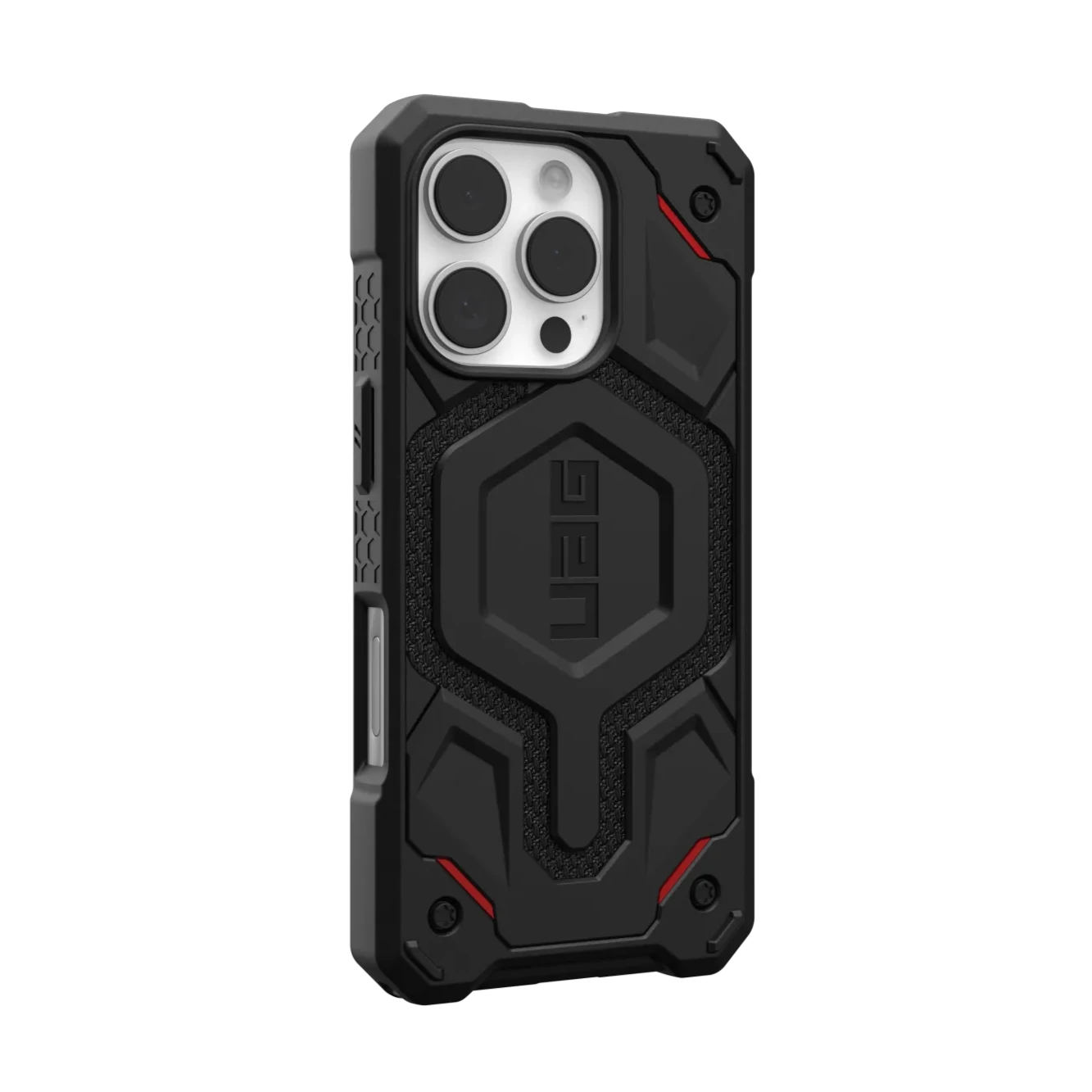 UAG Monarch Pro Kevlar iPhone 16 Pro 6.3 Case & MagSafe - Kevlar Black