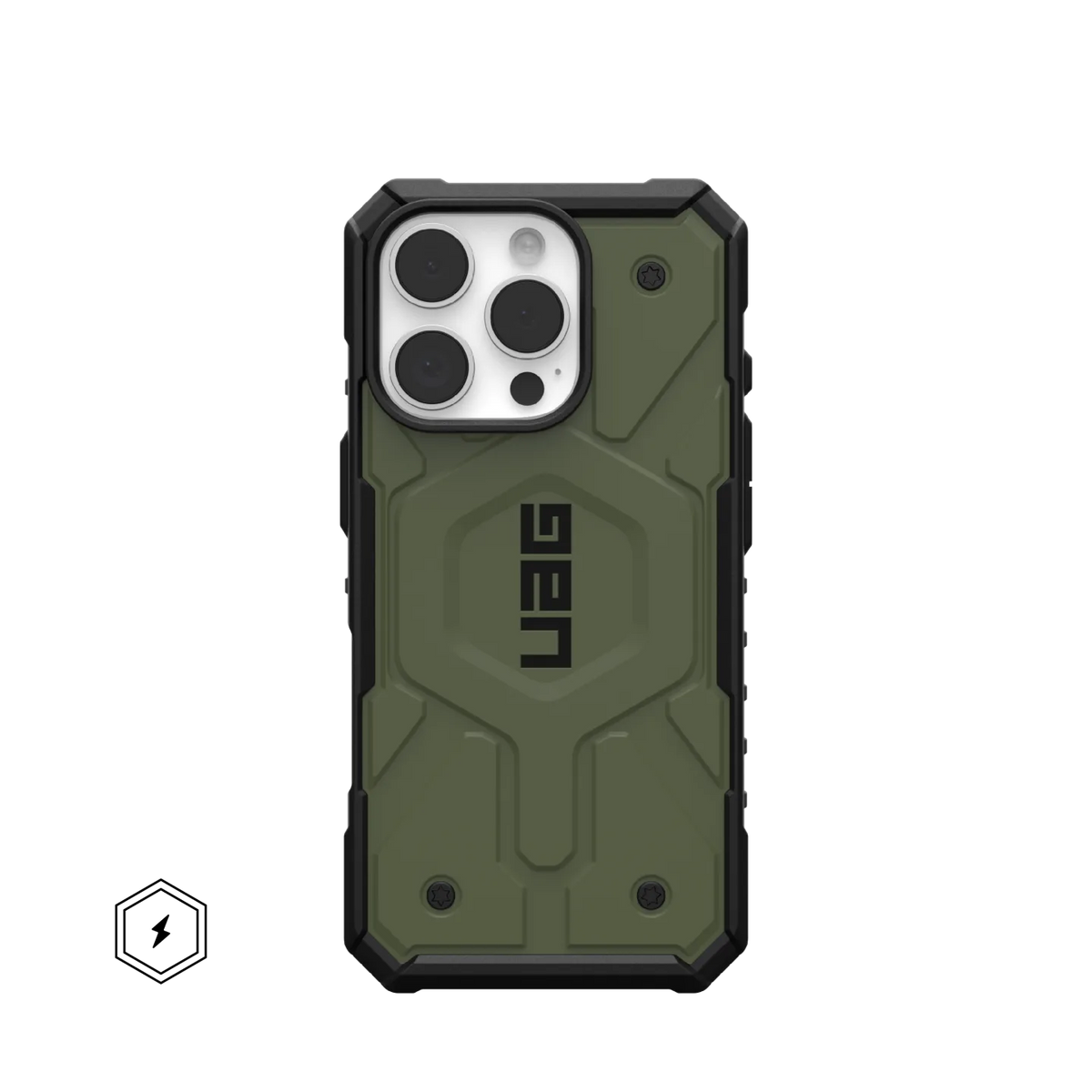 UAG Pathfinder Rugged & Light iPhone 16 Pro 6.3 Case & MagSafe - Olive