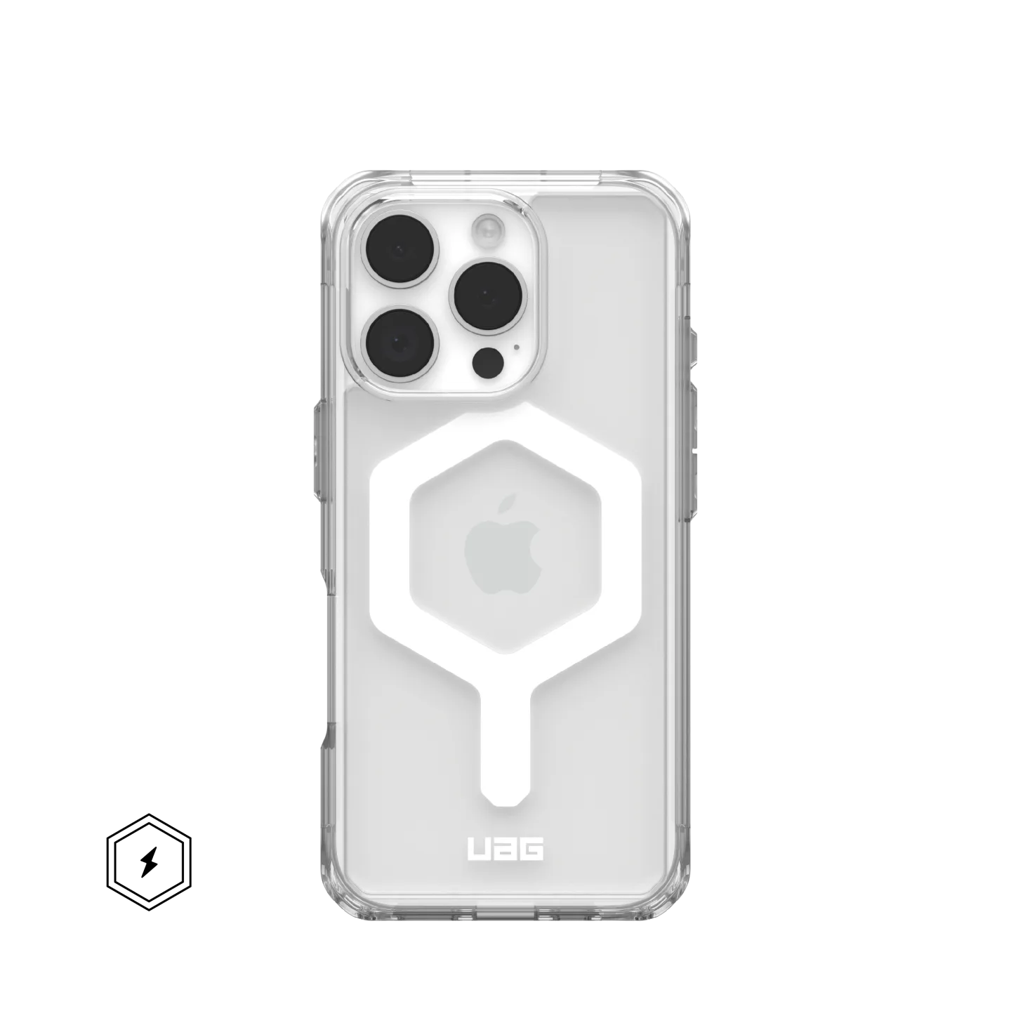 UAG Plyo iPhone 16 Pro 6.3 Case & MagSafe - Ice / White