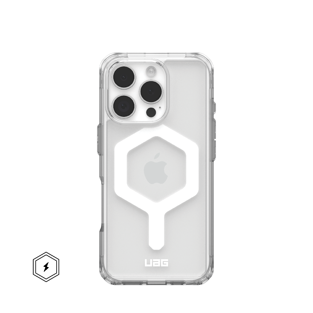 UAG Plyo iPhone 16 Pro 6.3 Case & MagSafe - Ice / White