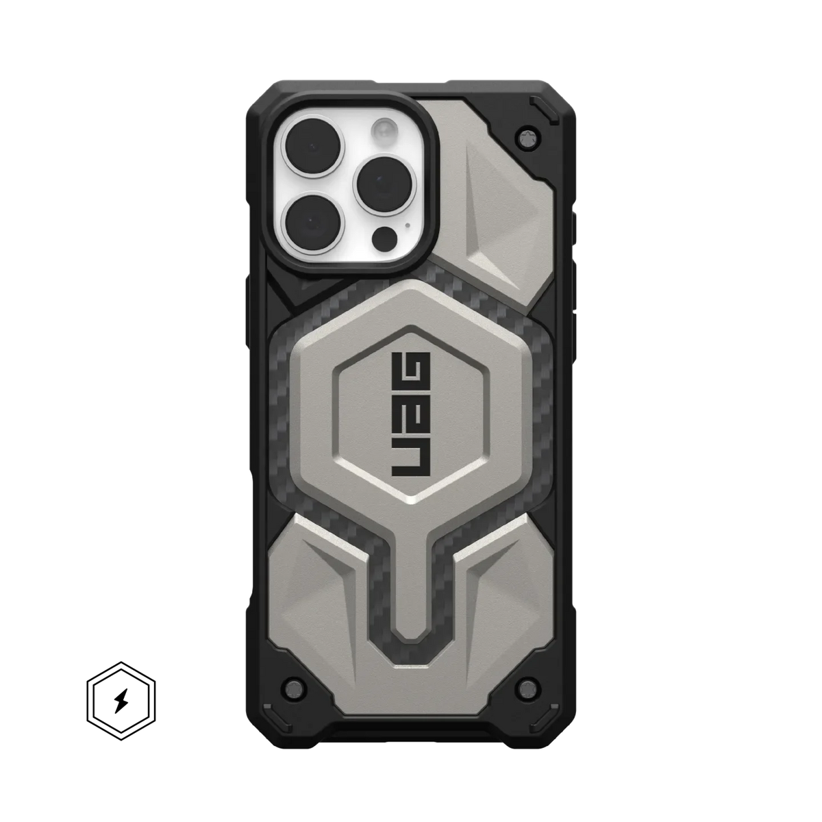 UAG Monarch Pro iPhone 16 Pro Max 6.9 Case & MagSafe - Titanium