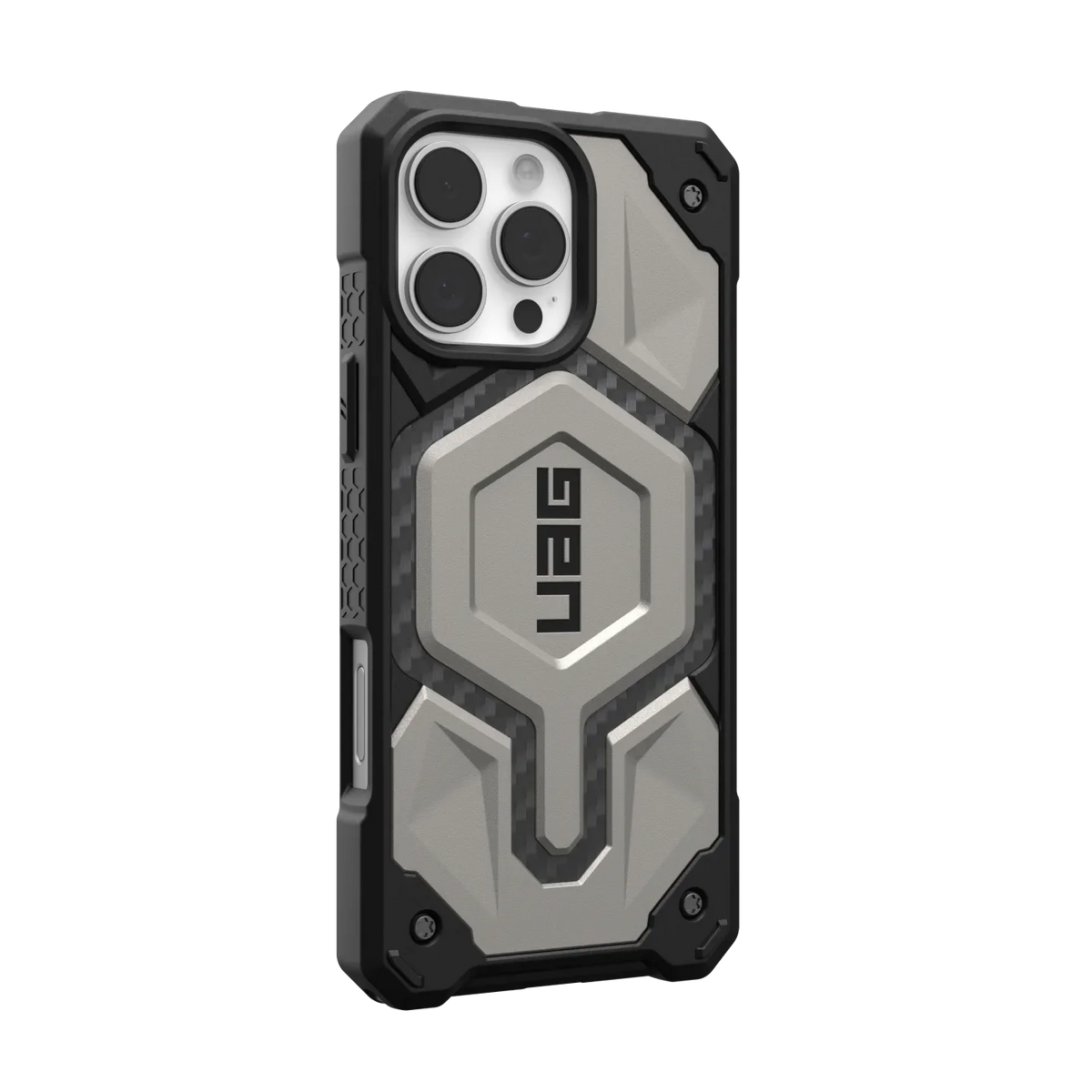UAG Monarch Pro iPhone 16 Pro Max 6.9 Case &amp; MagSafe - Titanium