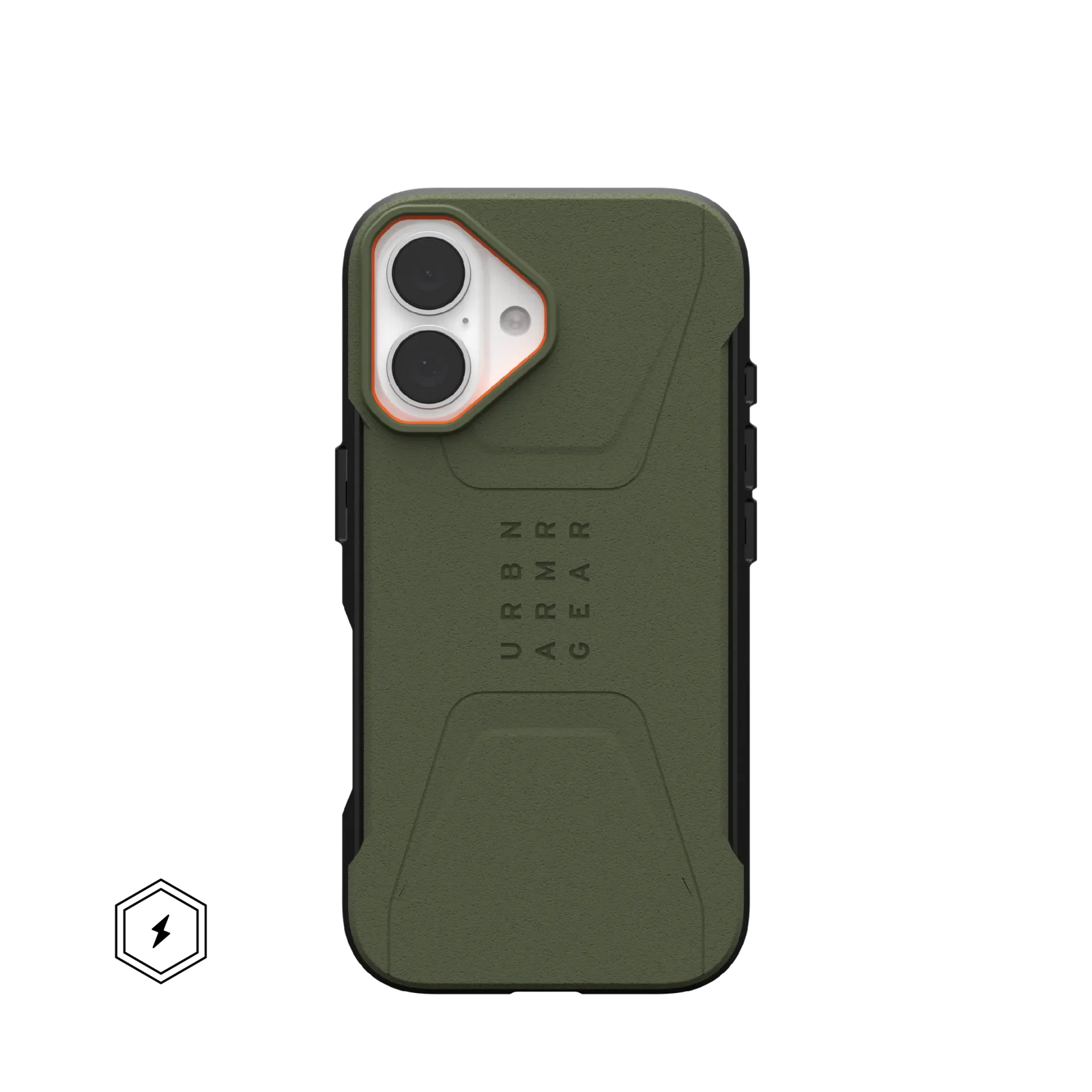 UAG Civilian Rugged Slim iPhone 16 Standard 6.1 Case & MagSafe - Olive