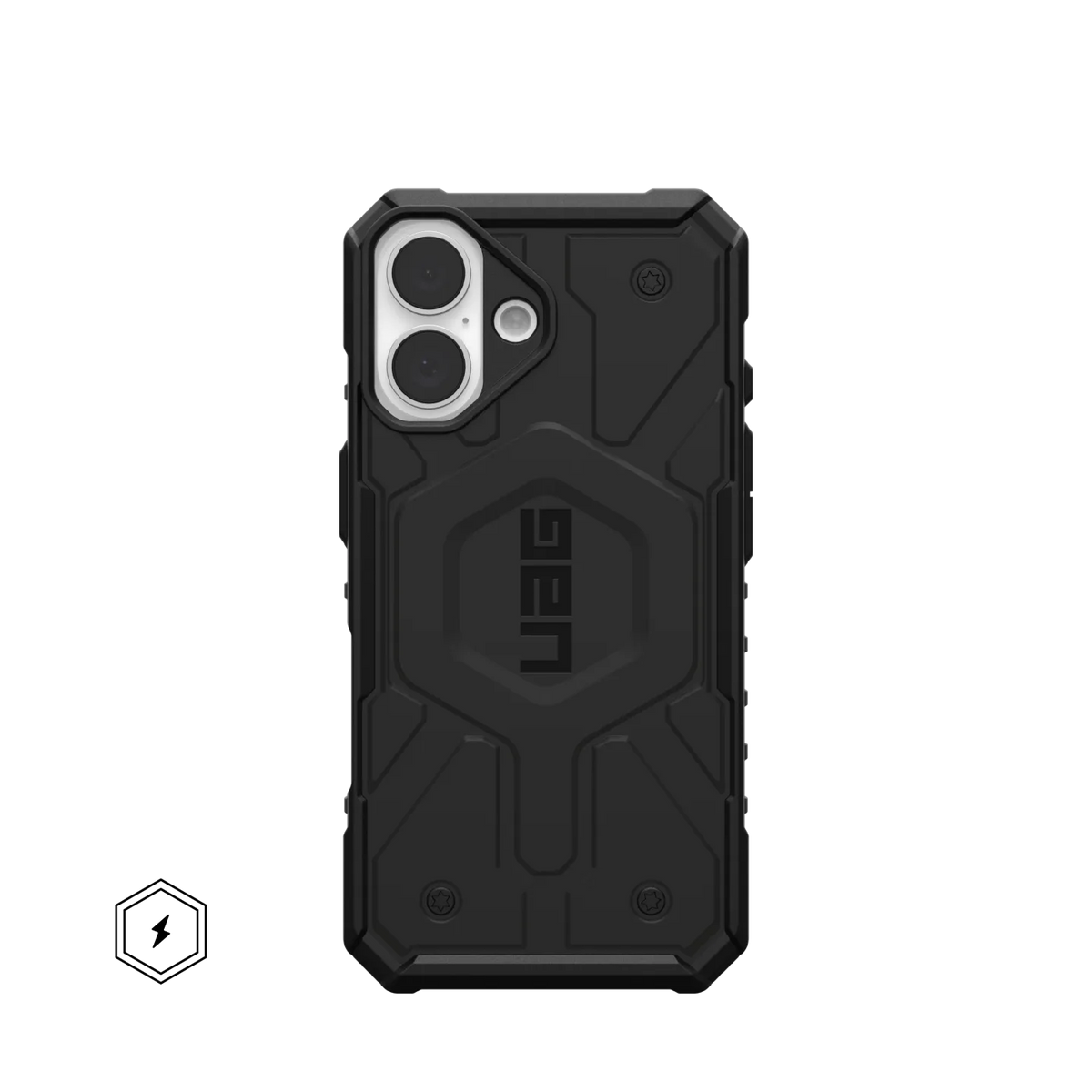 UAG Pathfinder Rugged & Light iPhone 16 Standard 6.1 Case & MagSafe - Black