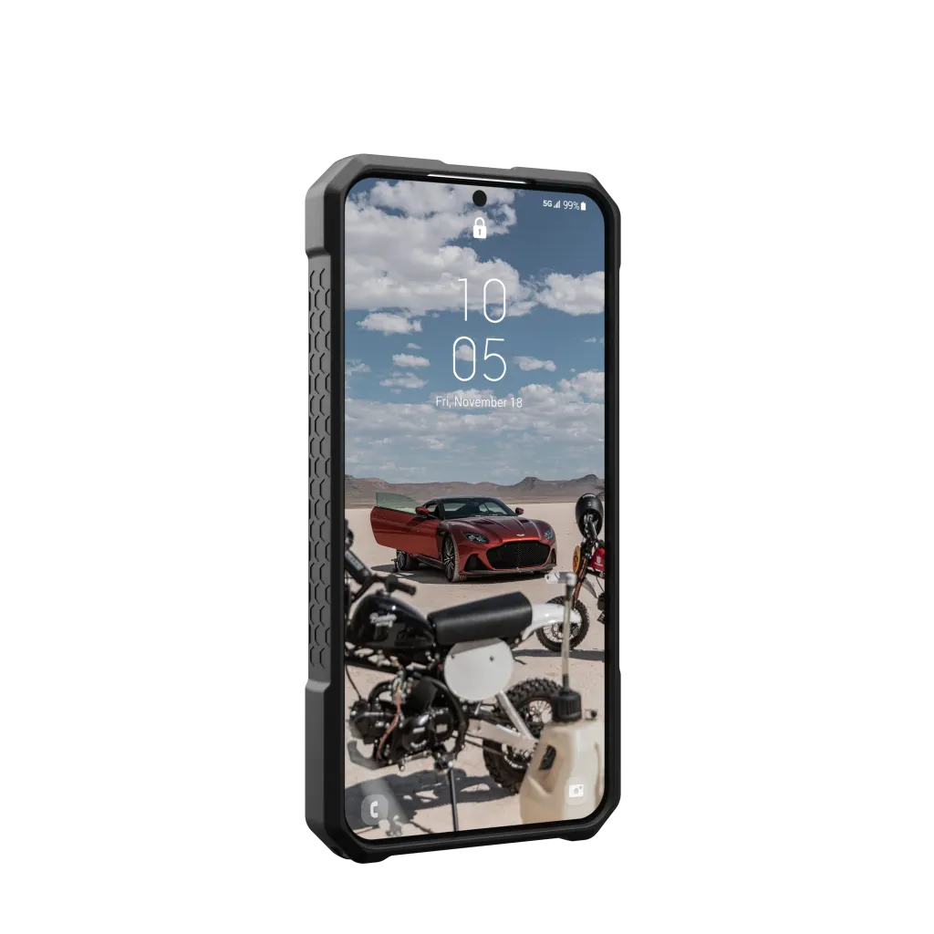 UAG Monarch Pro Rugged Case & Magnet Samsung S25 Plus 5G 6.7 - Carbon Fibre