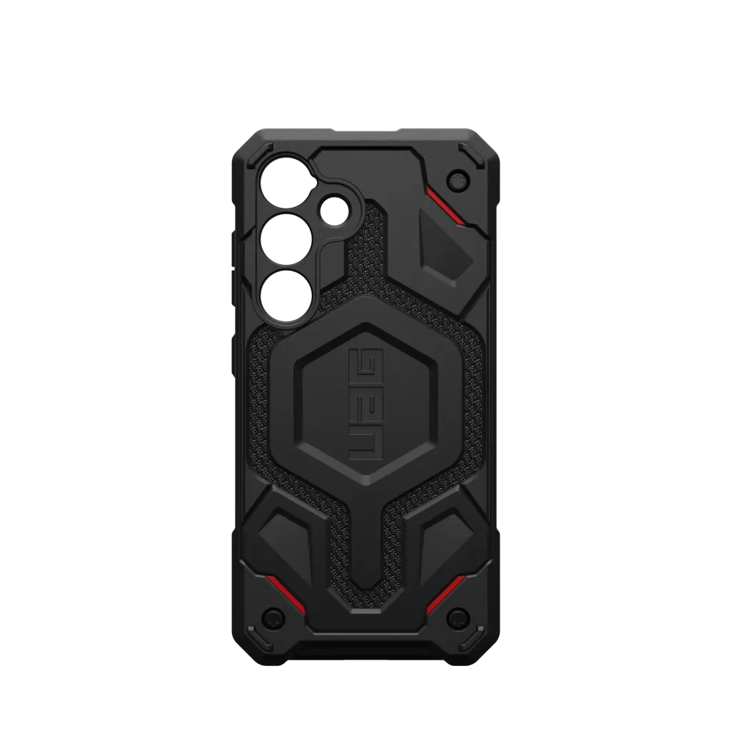 UAG Monarch Pro Rugged Case & Magnet Samsung S24 5G 6.2 - Kevlar Black - Mac Addict