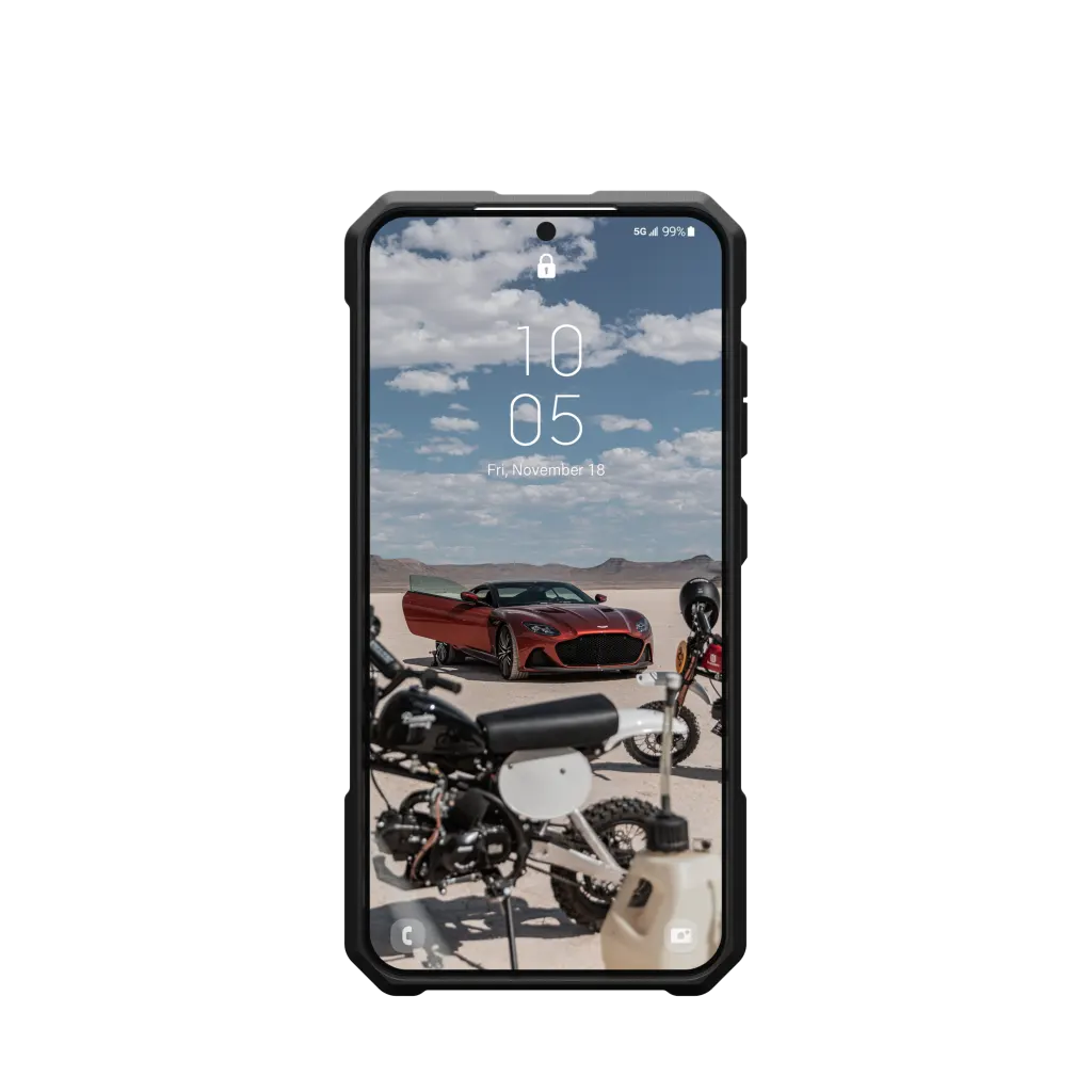 UAG Monarch Pro Rugged Case & Magnet Samsung S24 5G 6.2 - Kevlar Black - Mac Addict
