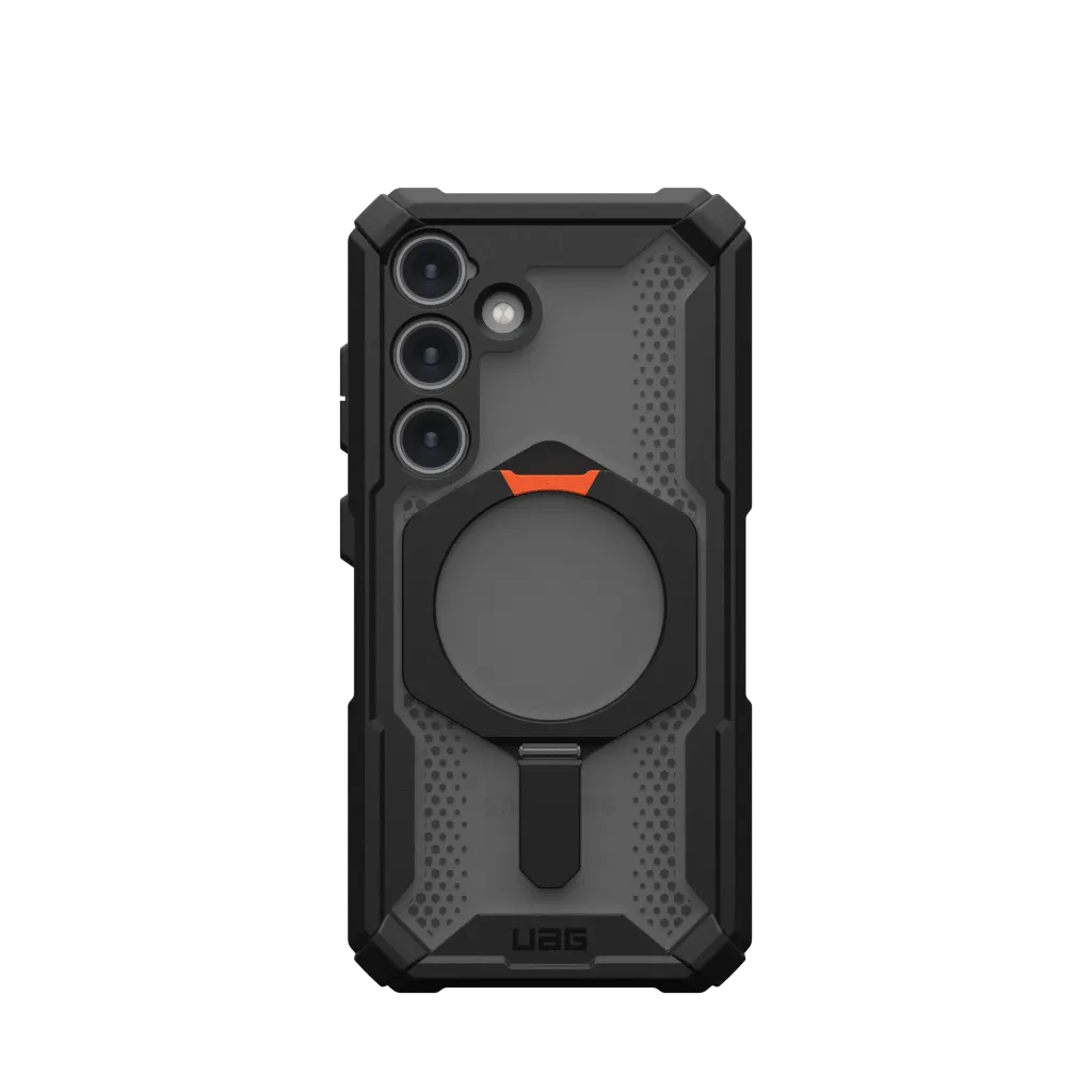 UAG Plasma XTE Case with Kickstand Samsung S24 Standard 5G 6.2 - Black Orange - Mac Addict