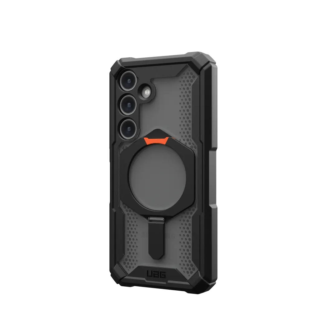 UAG Plasma XTE Case with Kickstand Samsung S24 Standard 5G 6.2 - Black Orange - Mac Addict