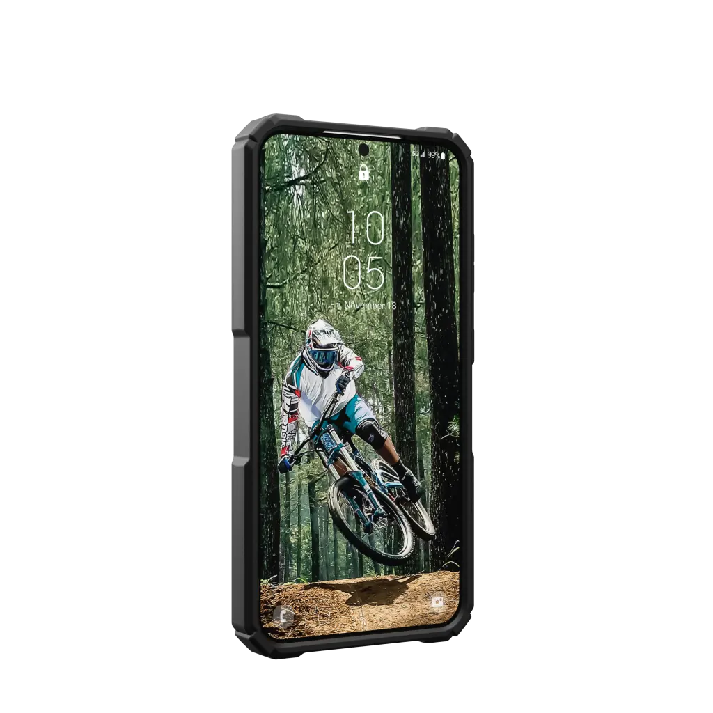 UAG Plasma XTE Case with Kickstand Samsung S24 Standard 5G 6.2 - Black Orange - Mac Addict