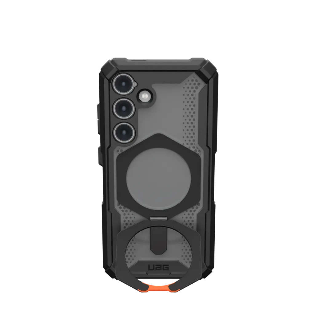 UAG Plasma XTE Case with Kickstand Samsung S24 Standard 5G 6.2 - Black Orange - Mac Addict