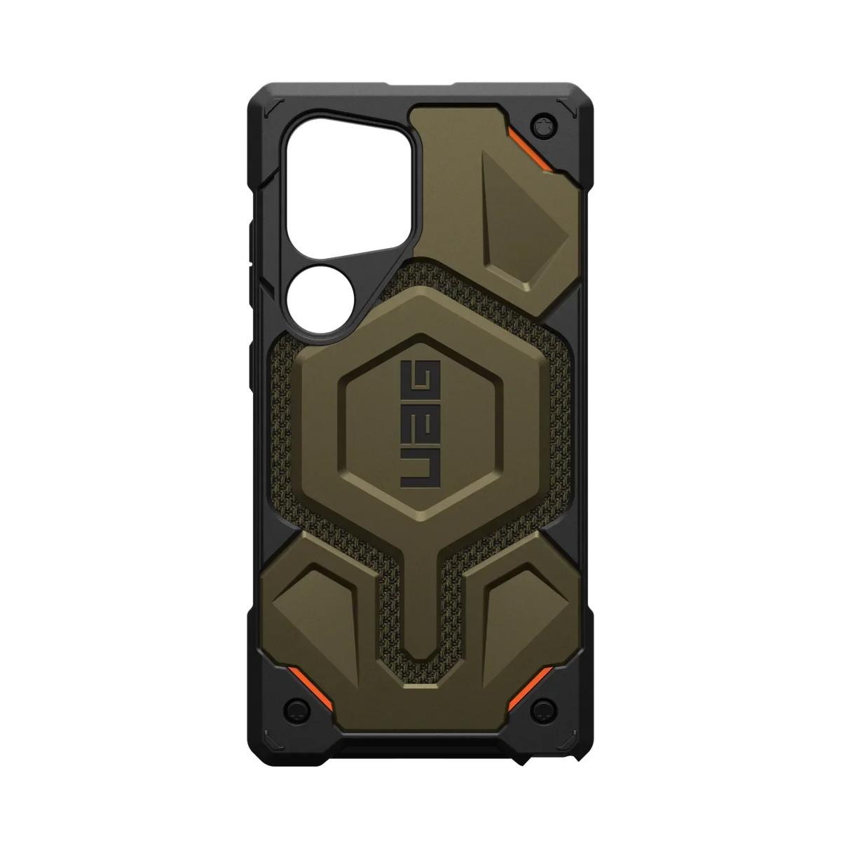 UAG Monarch Pro Rugged Case & Magnet Samsung S24 Ultra 5G 6.8 - Kevlar Green - Mac Addict