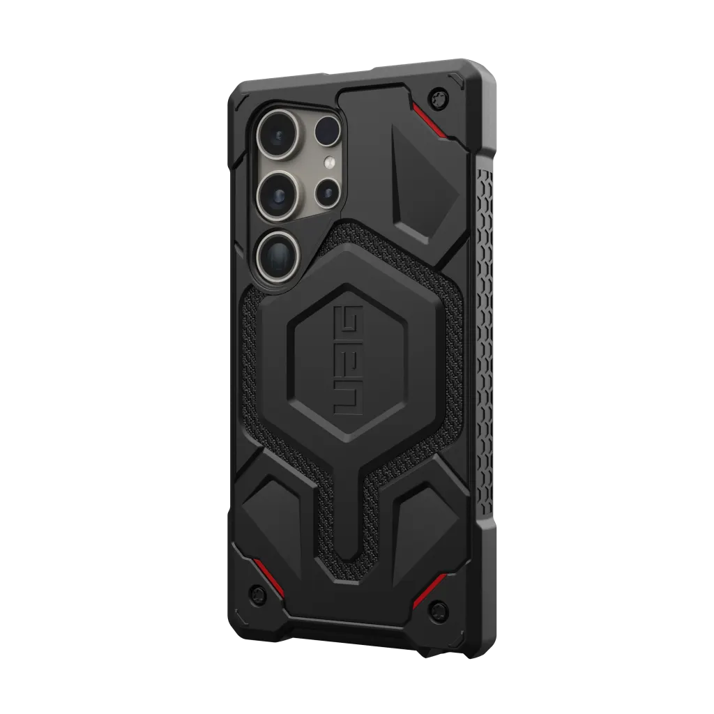 UAG Monarch Rugged Case Samsung S24 Ultra 5G 6.8 - Kevlar Black
