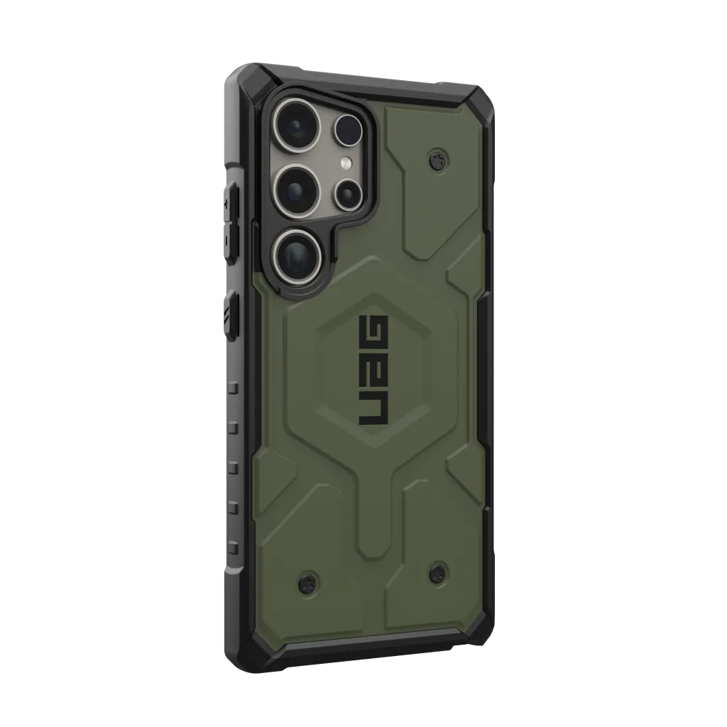 UAG Pathfinder Magsafe Rugged Case Samsung S24 Ultra 5G 6.8 - Olive - Mac Addict