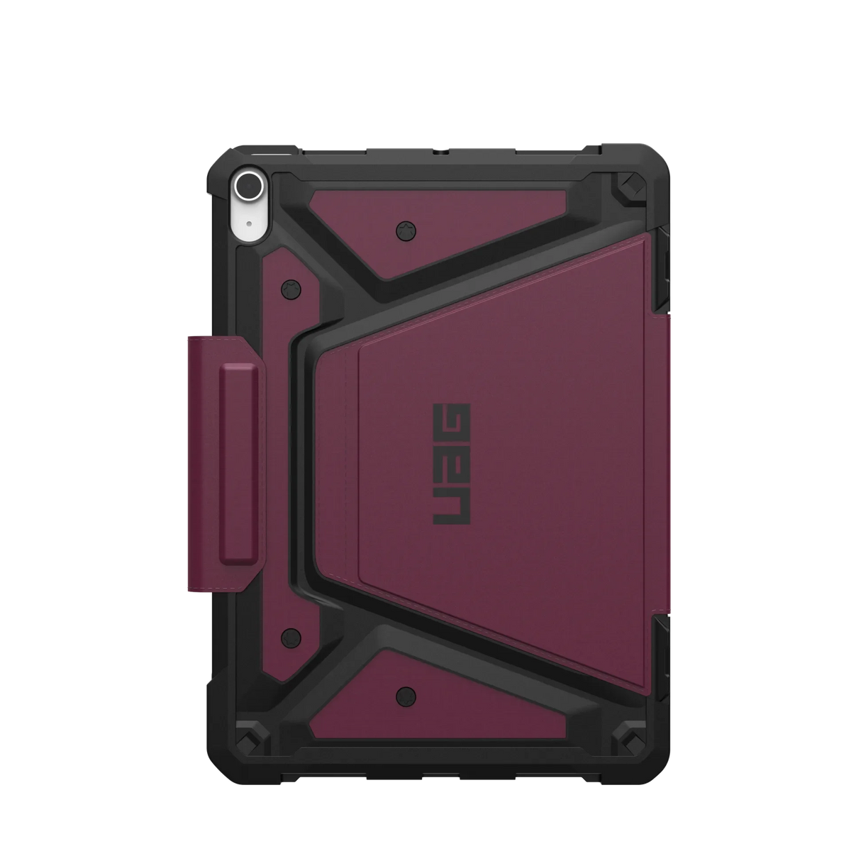 UAG Metropolis SE Folio Rugged Case iPad Air 11 M2 & M3 / Air 4th & Air 5th - Bordeaux Maroon - Mac Addict