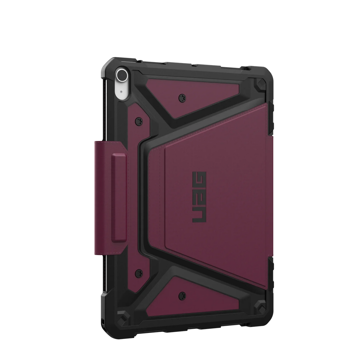 UAG Metropolis SE Folio Rugged Case iPad Air 11 M2 & M3 / Air 4th & Air 5th - Bordeaux Maroon - Mac Addict