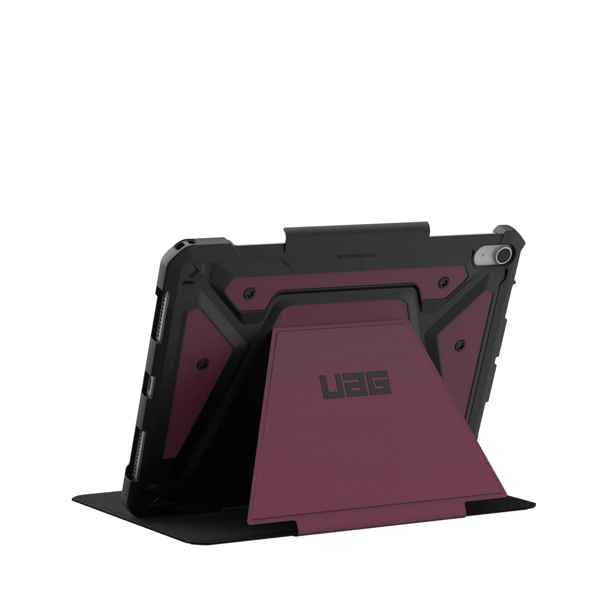 UAG Metropolis SE Folio Rugged Case iPad Air 11 M2 & M3 / Air 4th & Air 5th - Bordeaux Maroon - Mac Addict