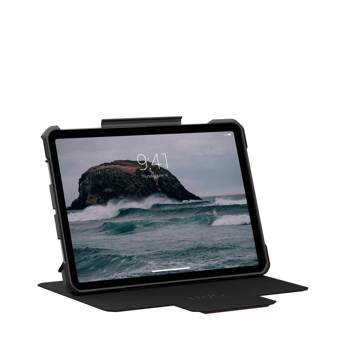 UAG Metropolis SE Folio Rugged Case iPad Air 11 M2 & M3 / Air 4th & Air 5th - Bordeaux Maroon - Mac Addict