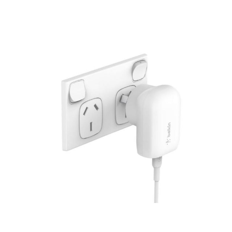 Belkin 30W USB-C 3.0 PPS Wall Charger - White