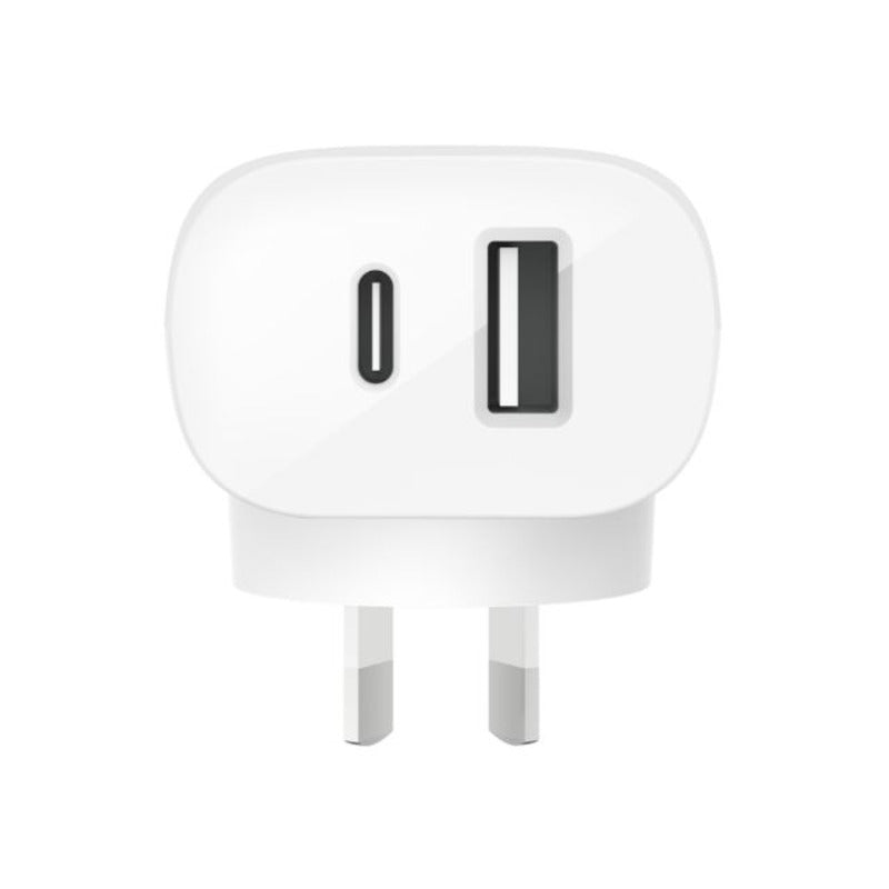 Belkin 37W Dual USB-C Wall Charger with PPS - White