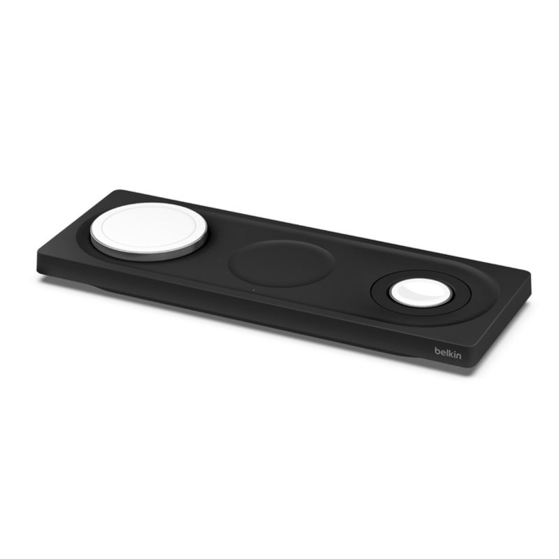Belkin BoostCharge Pro 3-in-1 Wireless Charging Pad w/ MagSafe Charging 15W Black