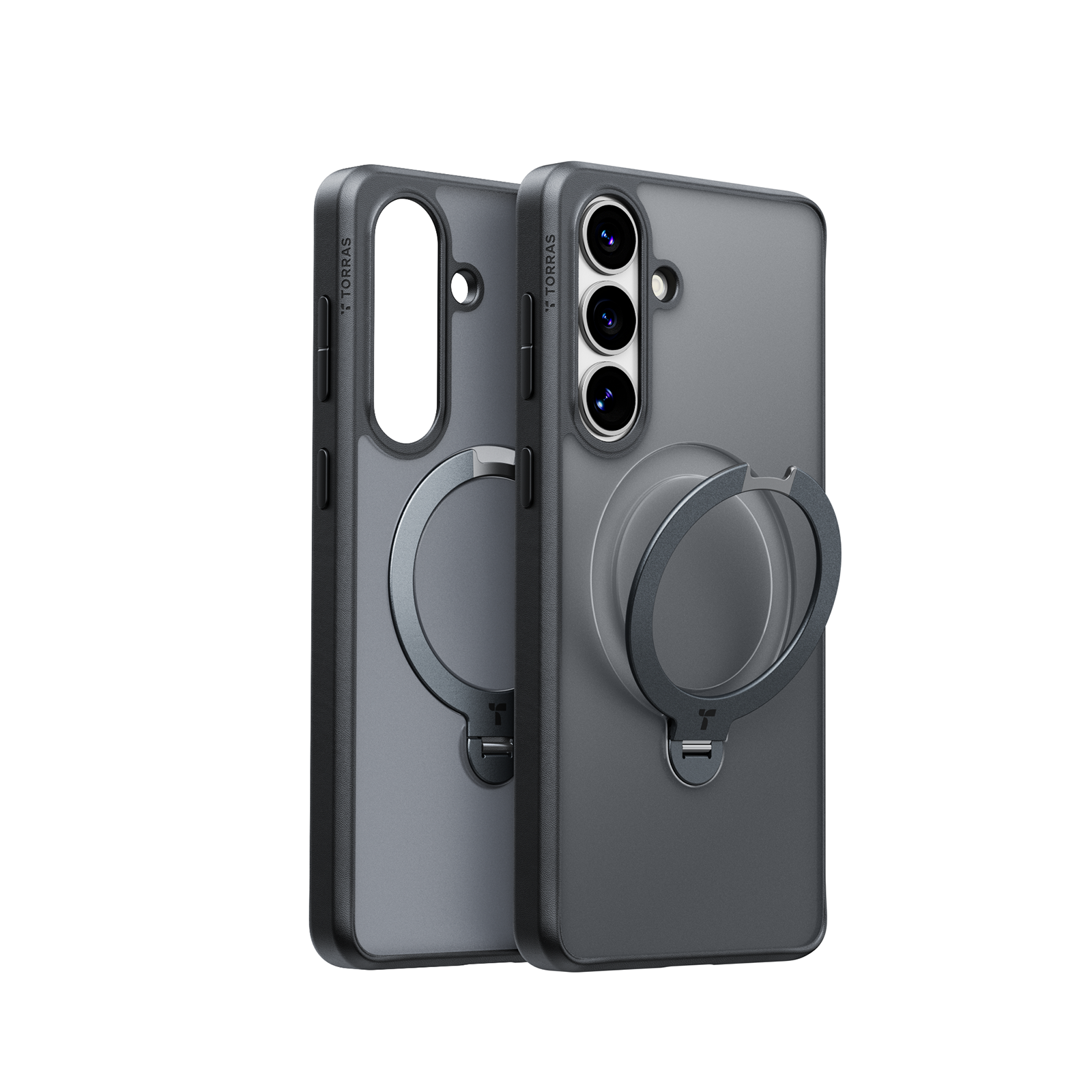 Torras Ostand Q3 Spin Case Samsung S26 Standard - Black