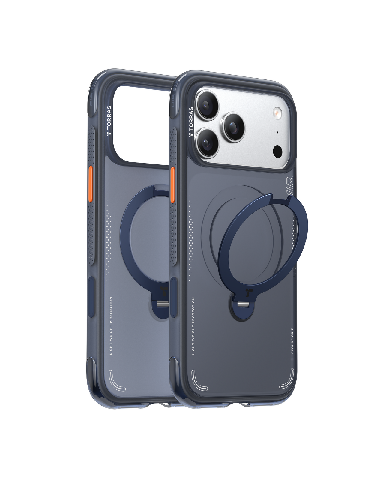 Ostand Q3 Spin Air MagSafe Case iPhone 18 Pro in Navy Blue - Torras