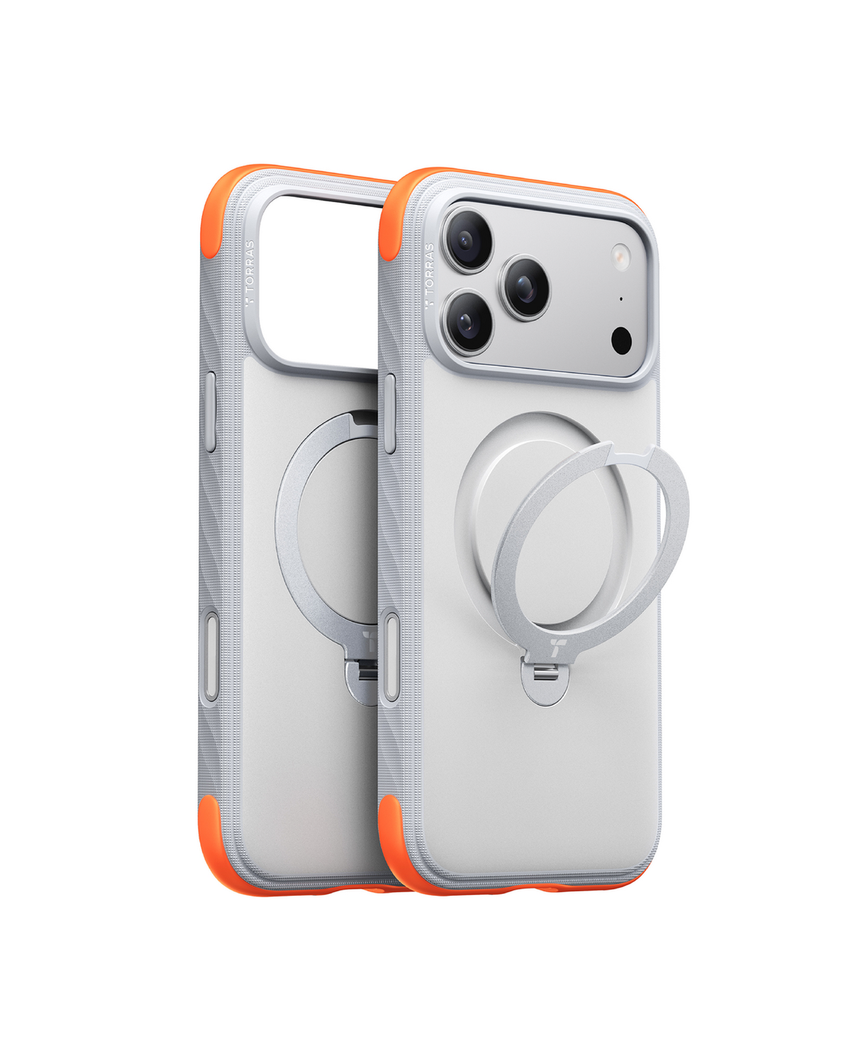 Ostand Q3 Rugg MagSafe Case iPhone 18 Pro in White - Torras