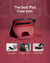 Zugu Case For iPad Pro 13 M4 7th Gen 2024 - Red