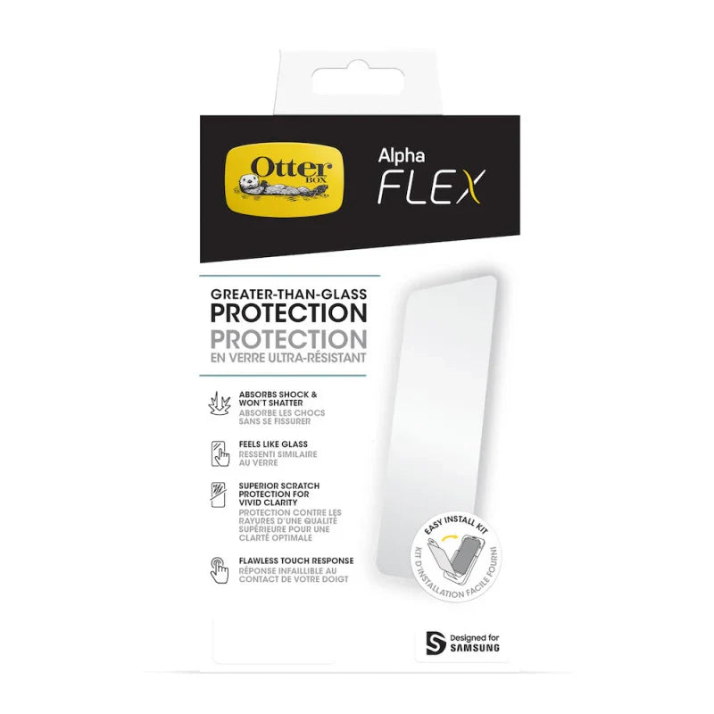 Otterbox Alpha Flex Glass Screen Guard Samsung S23 Plus 6.6 - Clear